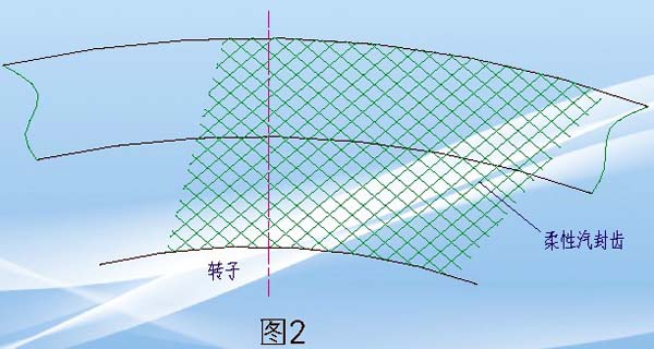 柔齒汽封結(jié)構圖2